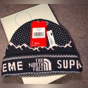 Supreme north face winter beanie hat men new